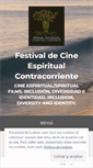Mobile Screenshot of festivaldecinecontracorriente.com
